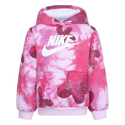 Nike Pink Sci-Dye Pullover Hoodie