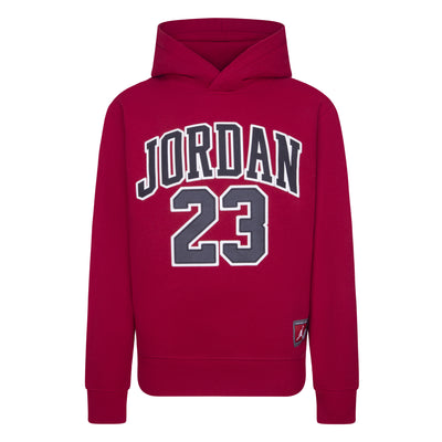 Jordan Red Fleece Pullover Hoodie
