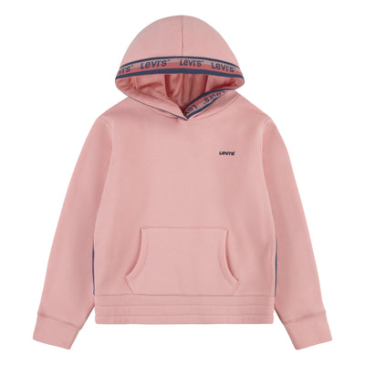 Levi'S Pink Taping Pullover Hoodie