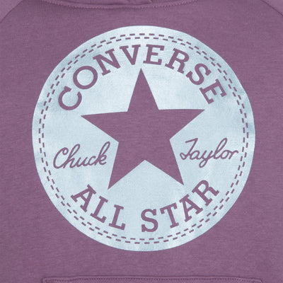 Converse Purple Chuck Patch Shine Hoodie