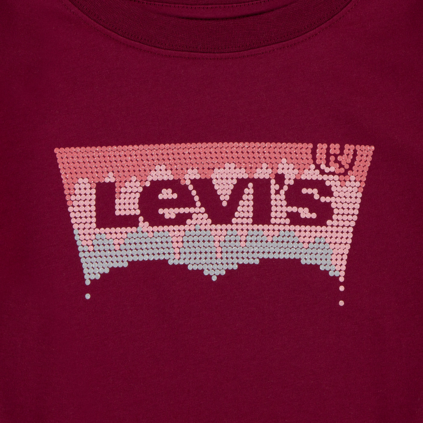 Levi'S Purple® Long Sleeve Glitter Batwing Tee