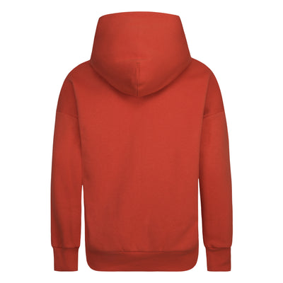 Converse Red Relaxed Fleece Pullover Hoodie