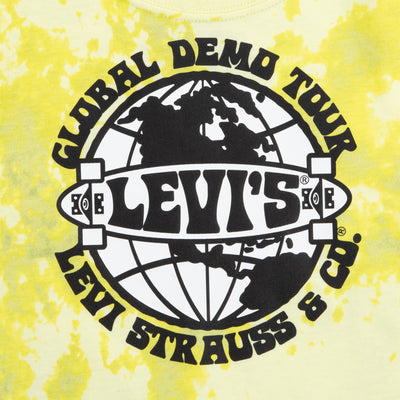 Levi Yellow'S Skater Globe Tee