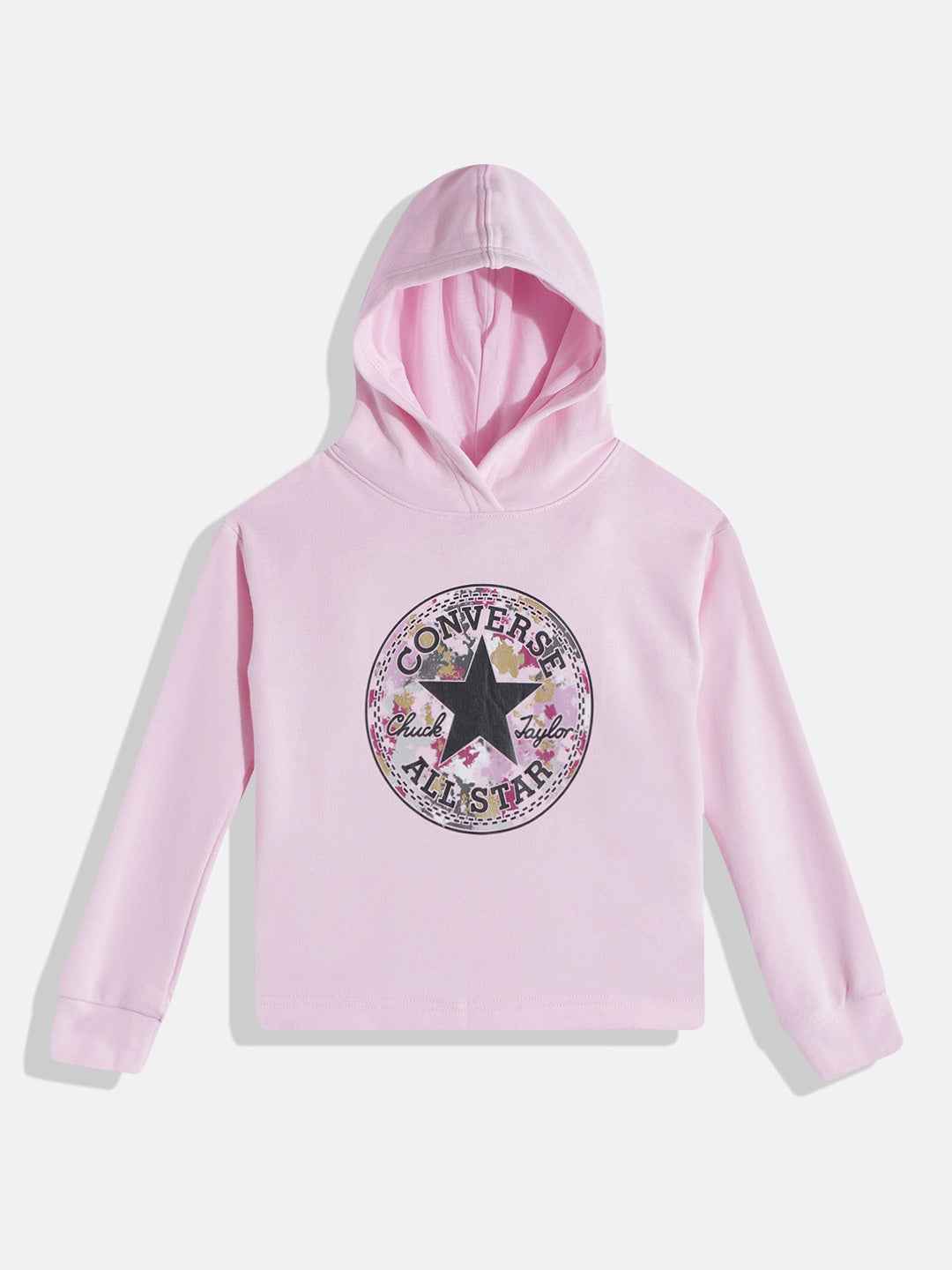 converse pink chuck patch graphic hoodie Sweatshirt Converse   