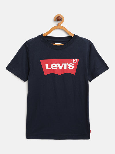 Levi's® Navy Big Boys Logo Tee Shirt T Shirt Levi's   