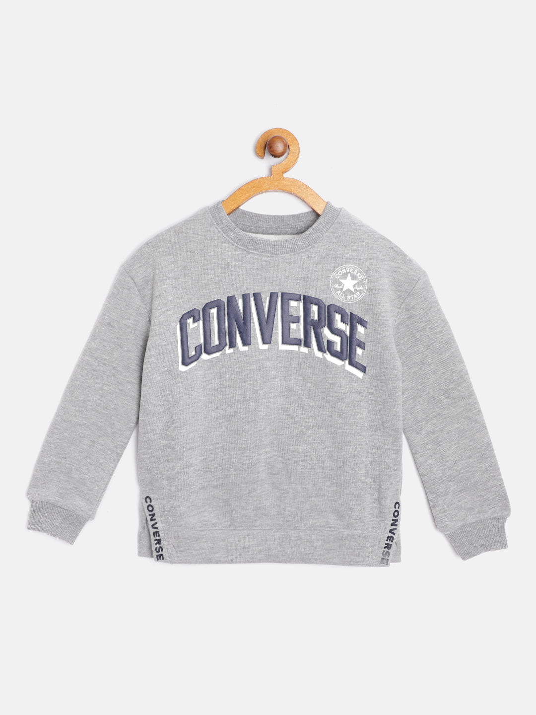 Converse Side Slit Crew Sweatshirt Sweatshirt Converse   