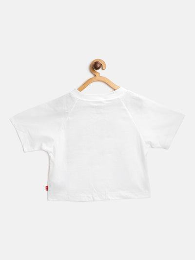 Levi's® Girls Cropped Raglan Tee Shirt T Shirt Levi's   