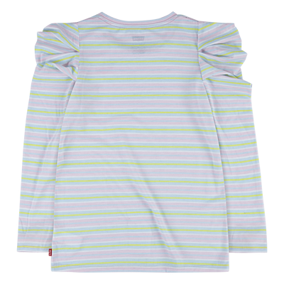 Levi's® Girls Striped Ruffle Sleeve Shirt T Shirt Levi's   