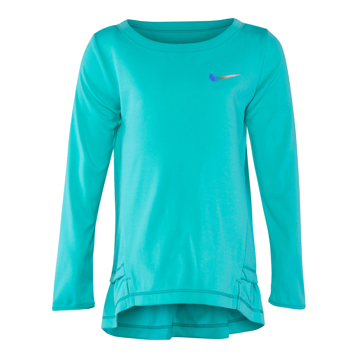 Nike Dri-FIT Long Sleeve Peplum T-Shirt T Shirt Nike   