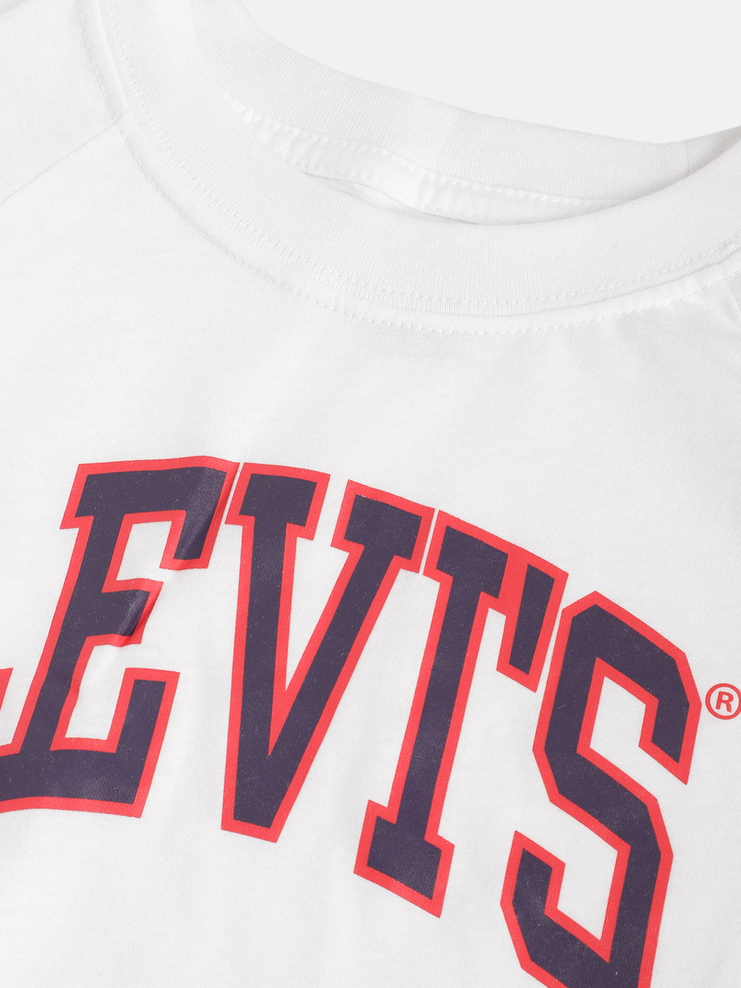 Levi's® Girls Cropped Raglan Tee Shirt T Shirt Levi's   