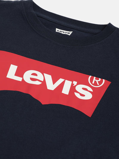 Levi's® Navy Big Boys Logo Tee Shirt T Shirt Levi's   