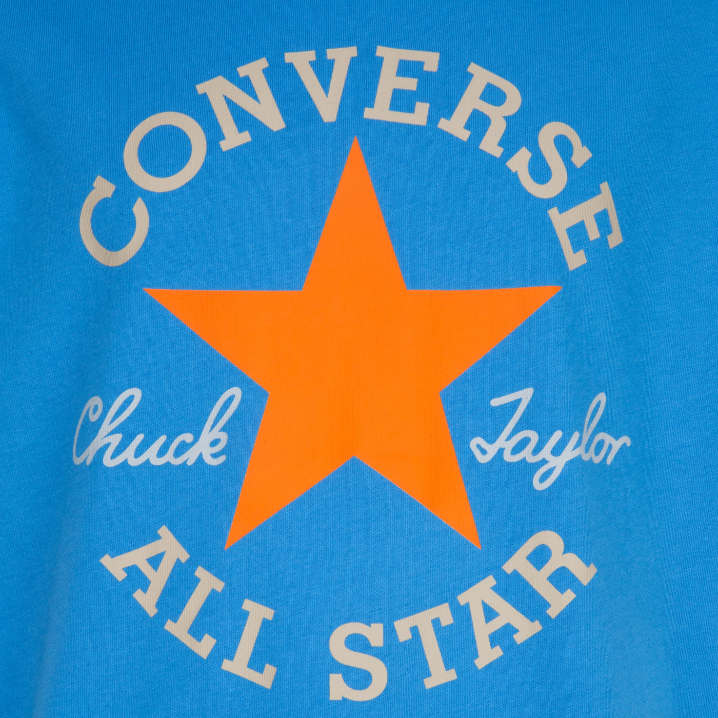 Converse blue dissected chuck patch short sleeve tee T Shirt Converse   