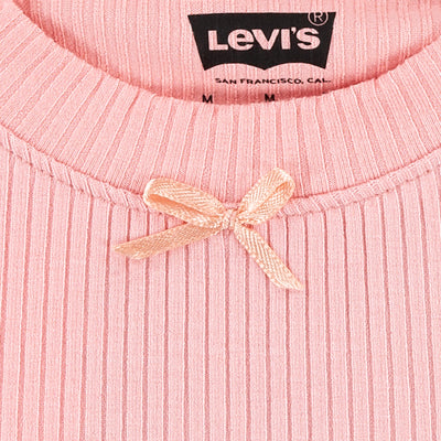 Levi's® pink meet and greet ribbed tee T Shirt Levi's   