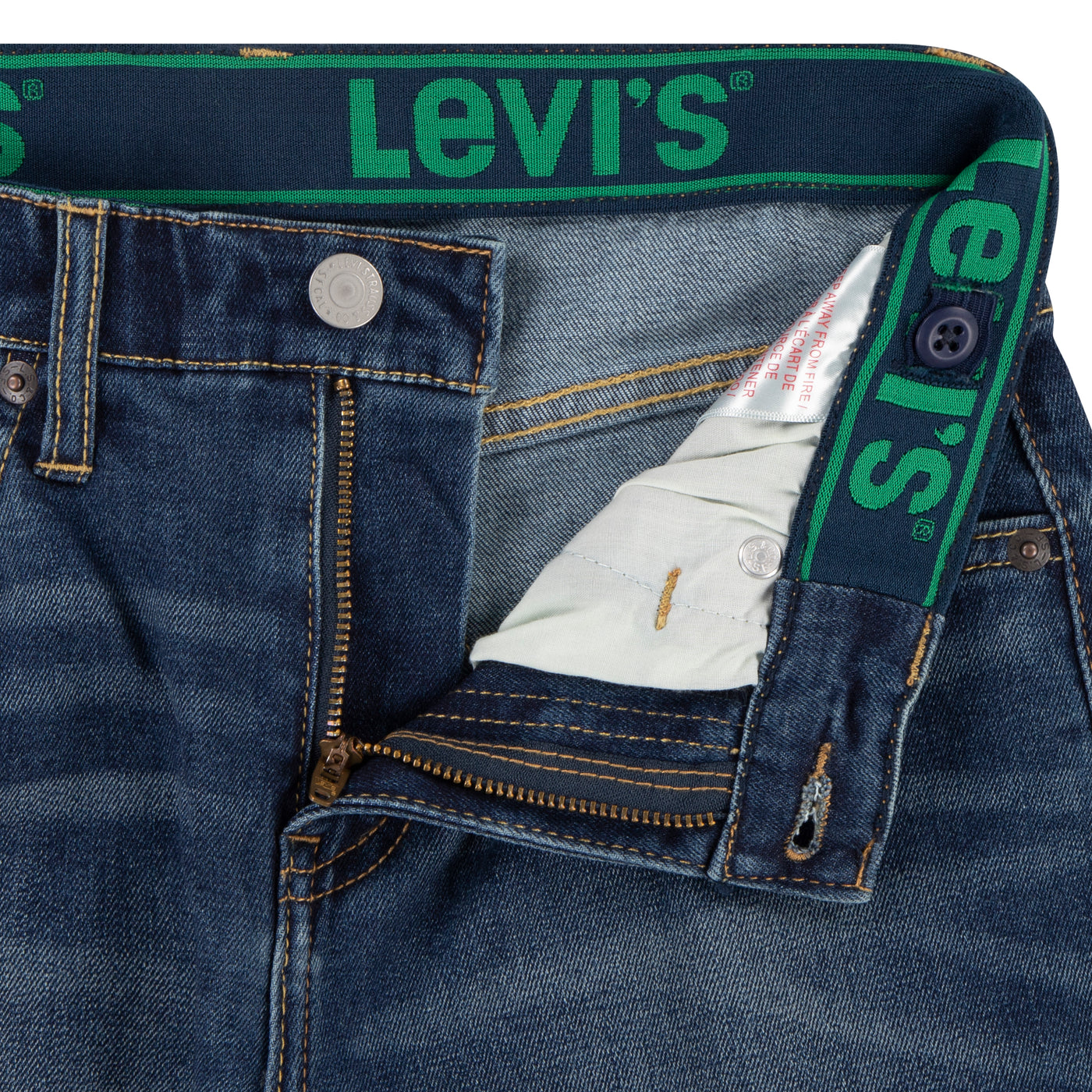 Levi's® blue slim fit eco performance shorts Shorts Levi's   