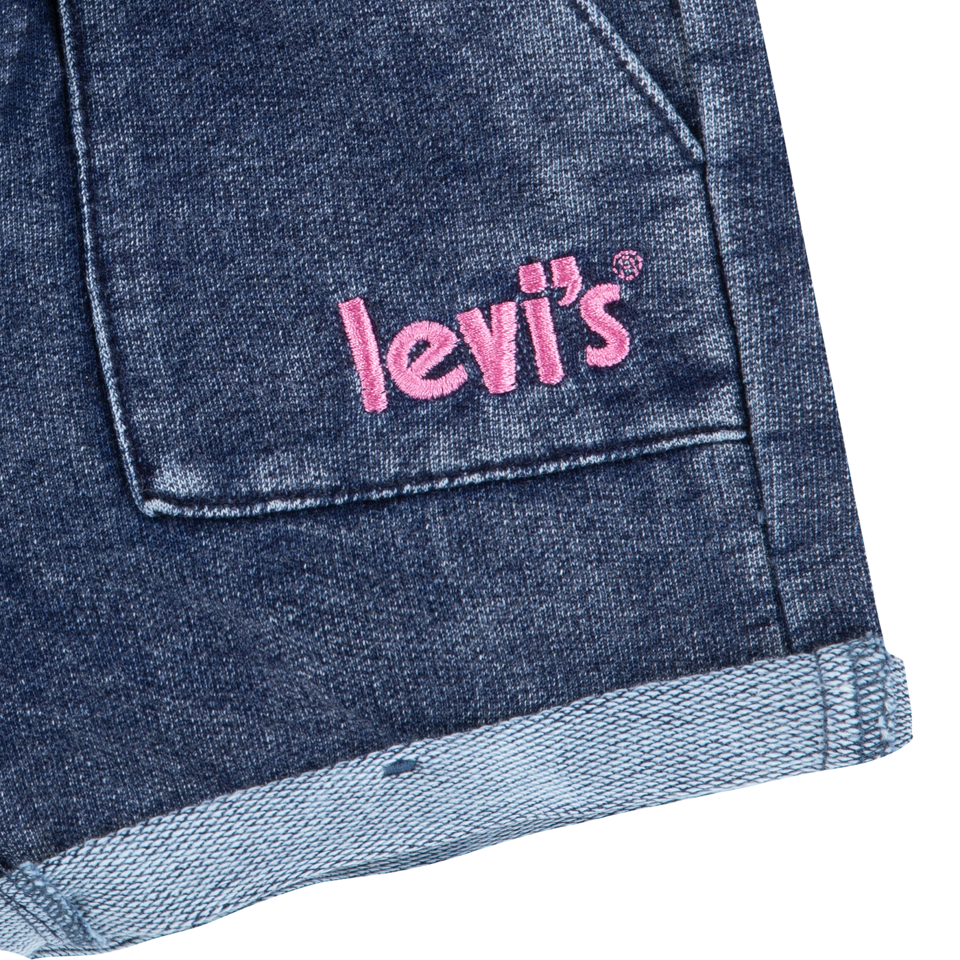 Levi's® Girls Knit Denim Shorts Shorts Levi's   