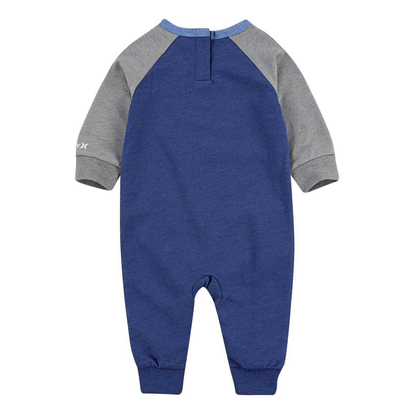 Hurley Blue French Terry Logo Coverall Bodysuit Hurley   