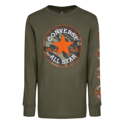 Converse Camo Graphic Long Sleeve T-Shirt T Shirt Converse   