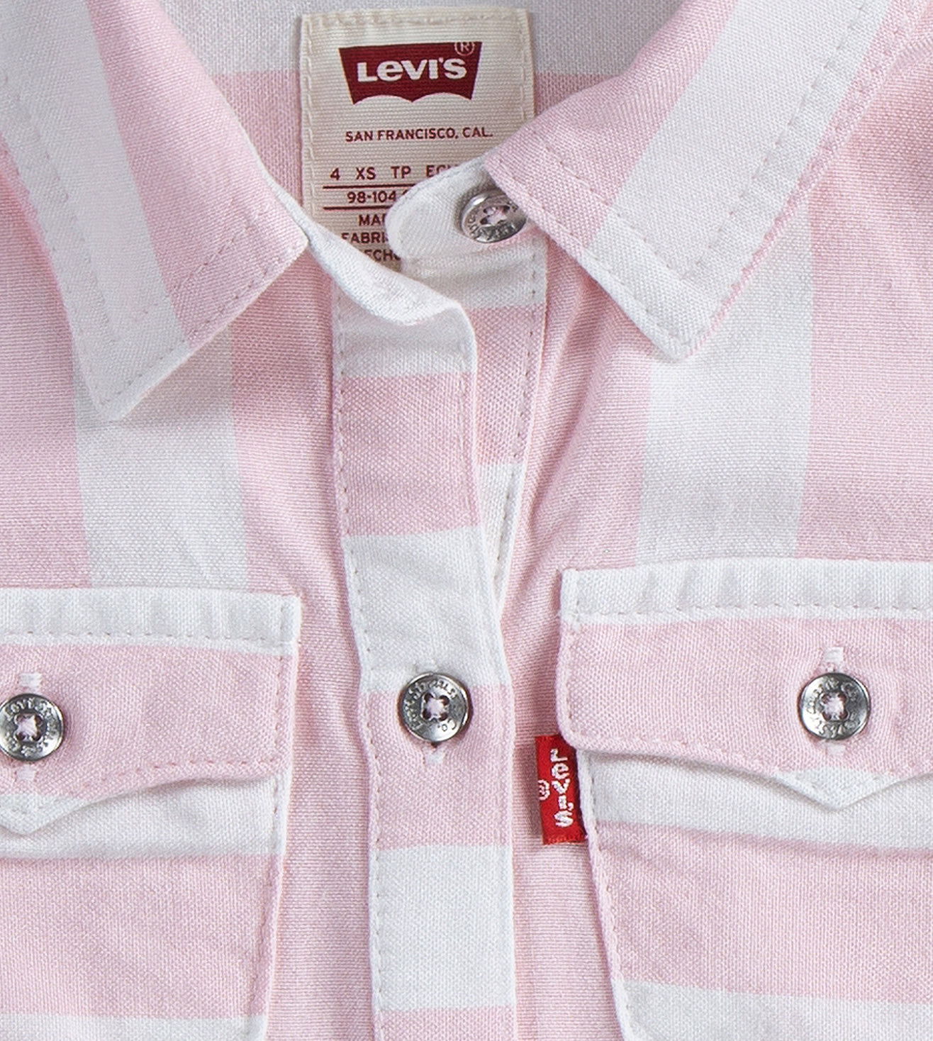 Levi's® Striped Tie-Front Button-Down Tank Top Shirt Levi's   