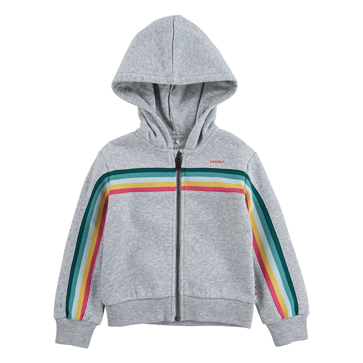 Levi's® Rainbow Stripe Fleece Full-Zip Hoodie Sweatshirt Levi's   