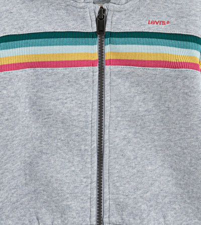 Levi's® Rainbow Stripe Fleece Full-Zip Hoodie Sweatshirt Levi's   