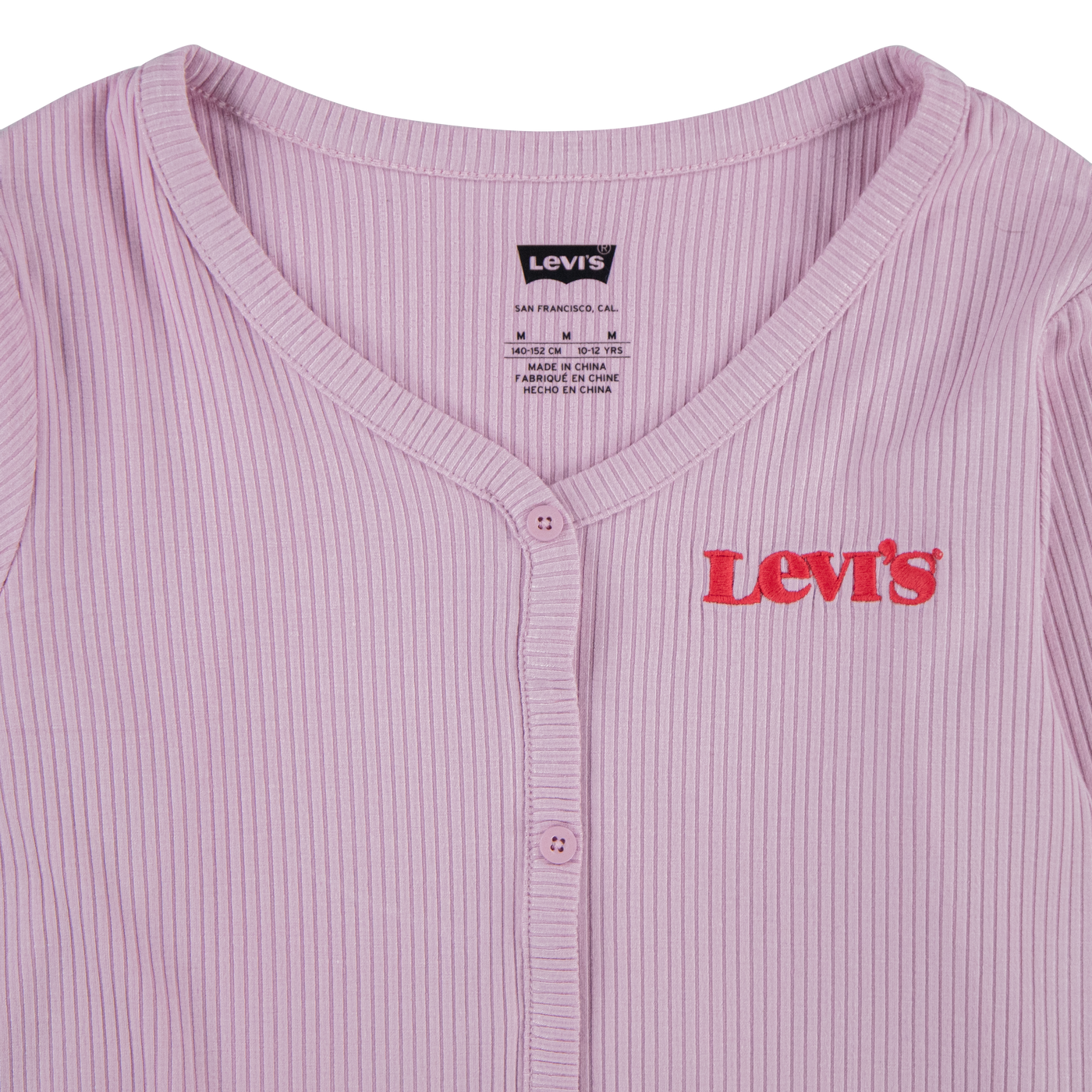 Levi's® Big Girls S-XL Rib Knit Cardigan T Shirt Levi's   