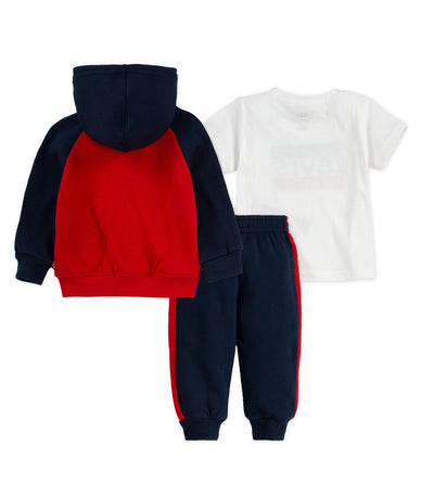 Levi's® Sportswear Logo T-Shirt, Zip Hoodie and Pants 3-Piece Set Joggers Set Levi's   