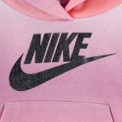 Nike Pink Club Printed Fleece Pullover Sweatshirt Nike   
