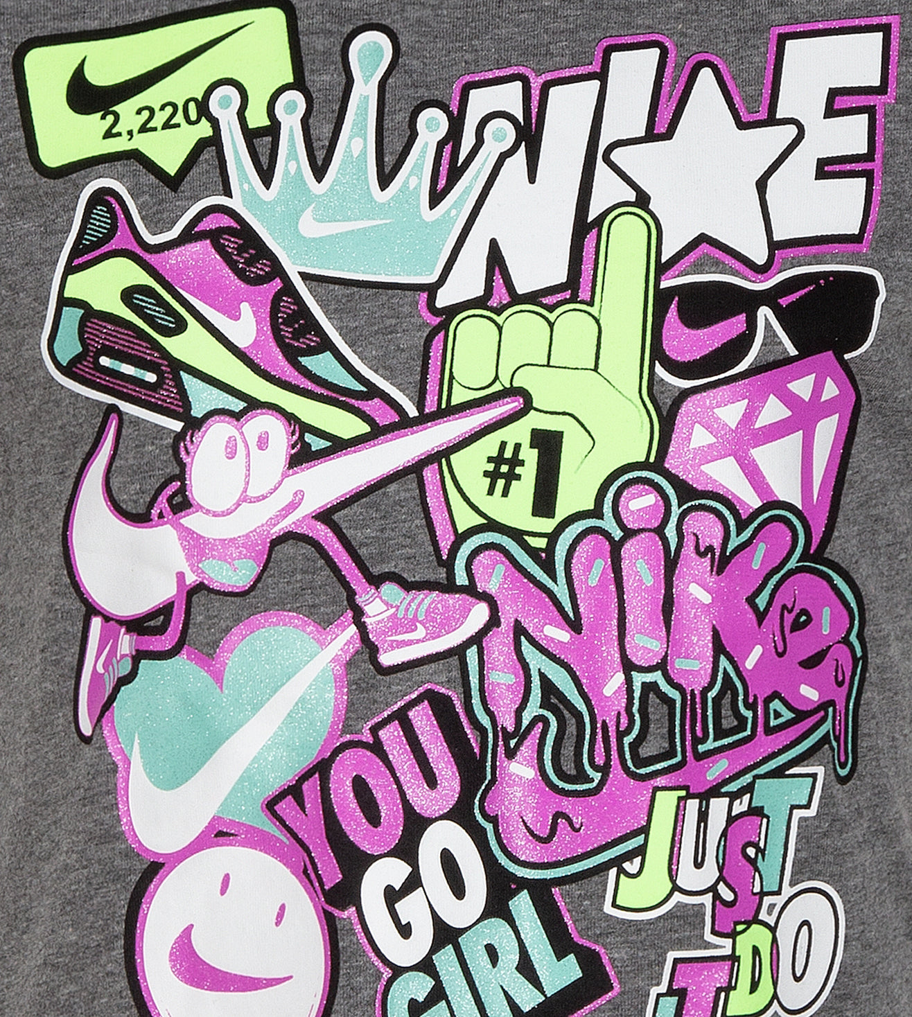 Nike Sticker Logo T-Shirt T Shirt Nike   