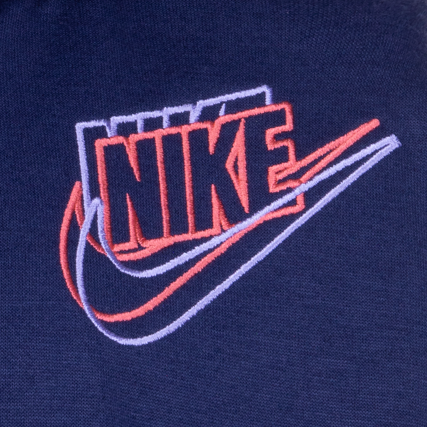 nike navy blue recycled french terry hoodie Sweatshirt Nike   