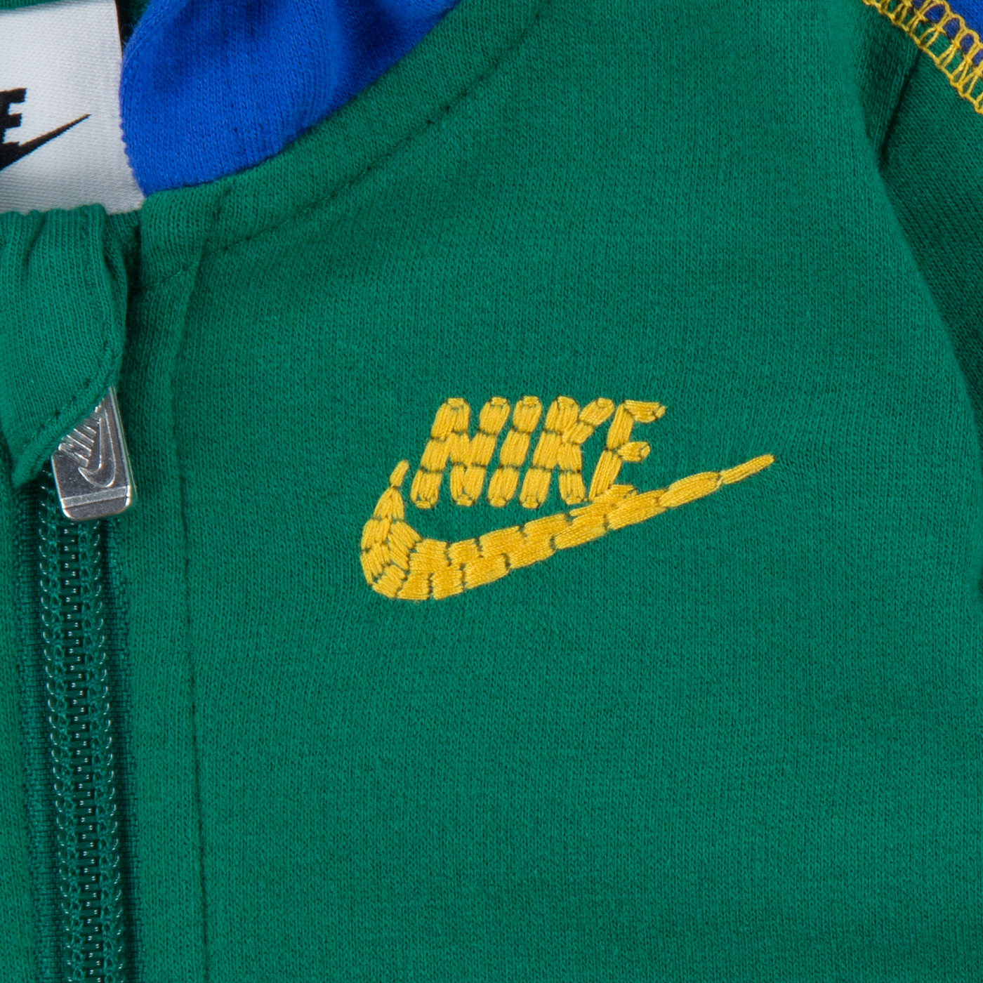 Nike Green Sportswear Amplify Hooded Coverall Bodysuit Nike   