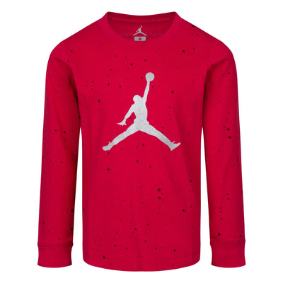 Jordan Jumpman Speckle Print Long Sleeve T-Shirt T Shirt Jordan   