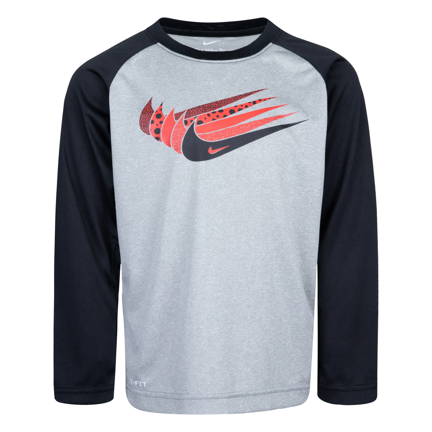 Nike Swoosh Repeat Long Sleeve Raglan Tee T Shirt Nike   