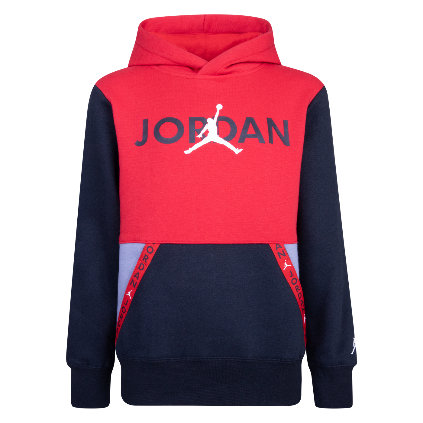 Jordan Red Vert Tape Fleece Pullover Hoodie Sweatshirt Jordan   