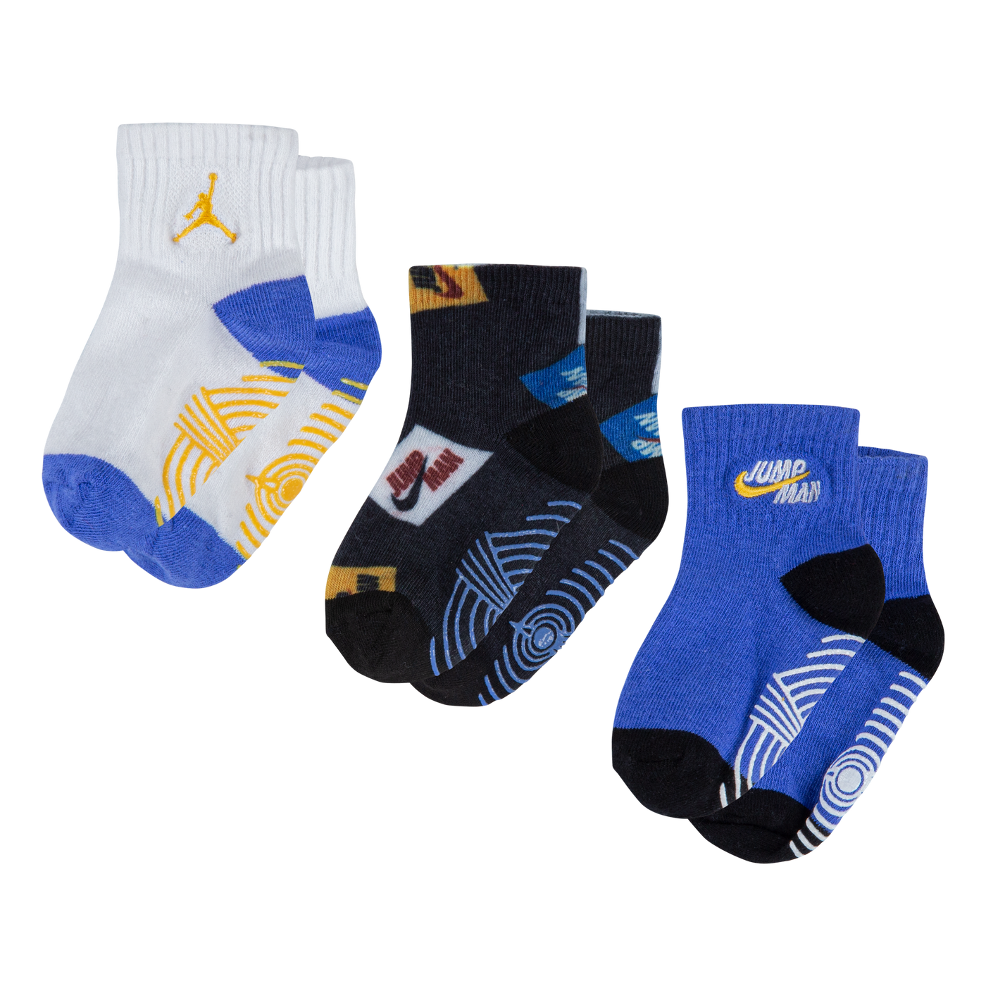 Jordan Assorted Gripper Socks 3 Pack Socks Jordan   