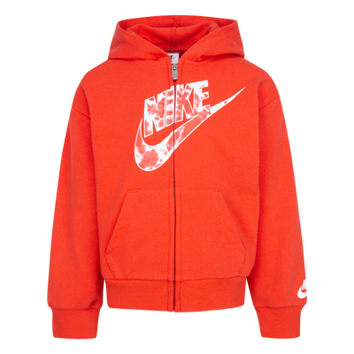 Nike Red Cloud Wash Full Zip Hoodie Sweatshirt Nike   