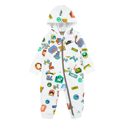 nike white great outdoors coverall Bodysuit Nike   